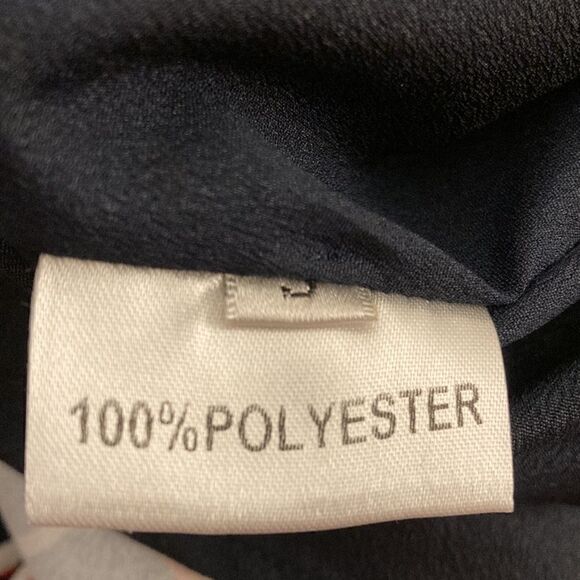 Long Sleeve Designer Inspired Midi Dress in red/white/blue Print. Size X Small. - Picture 8 of 9